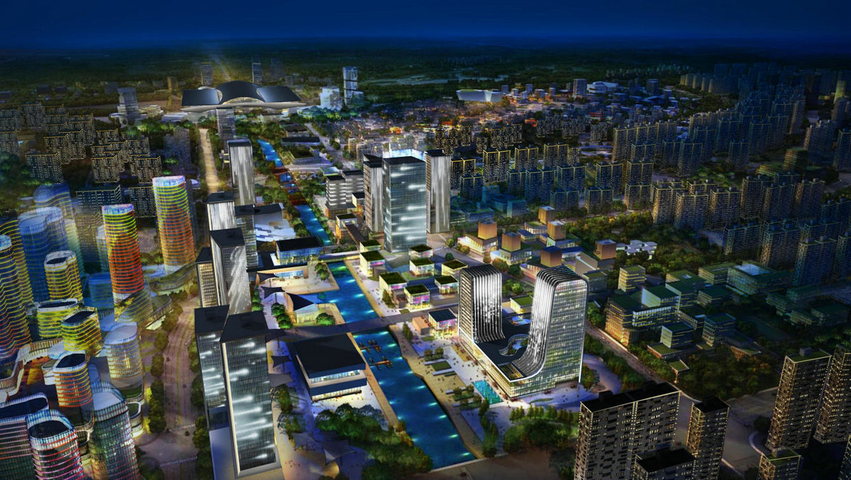 济南新东站片区照明规划