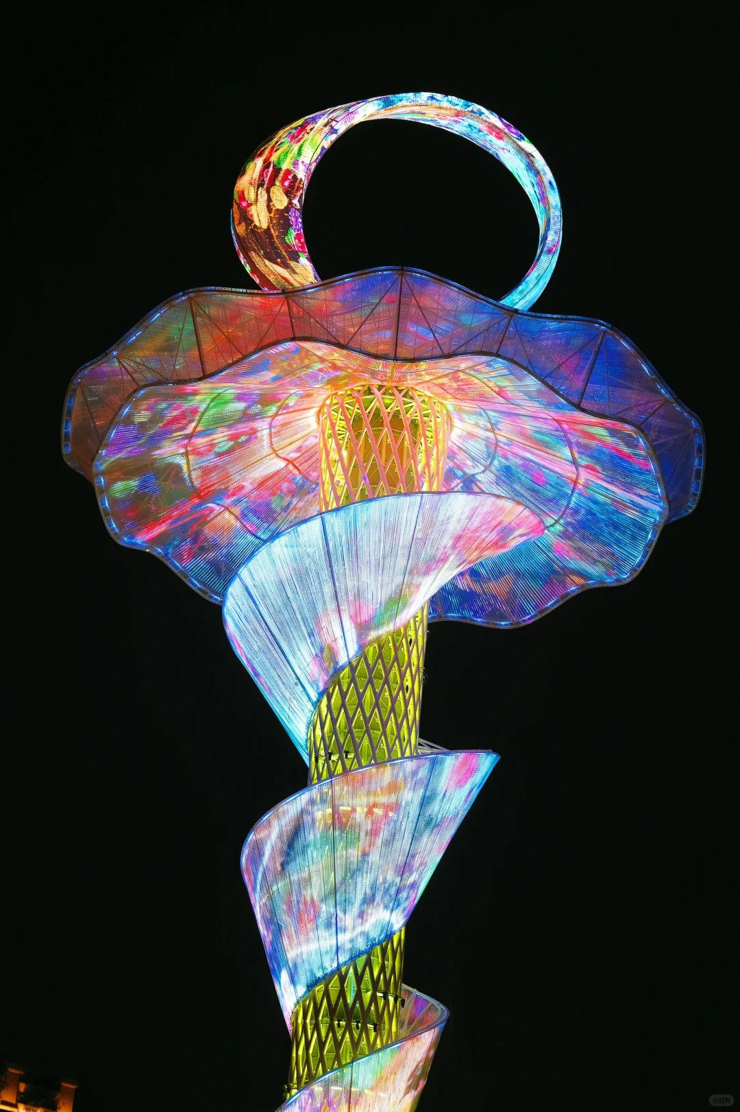 长沙橘子洲灯光雕塑